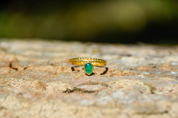 Onyx Vert - Bague Roma