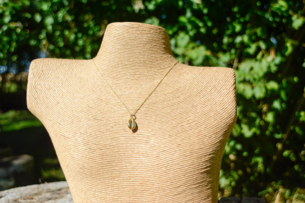 Calcédoine Aqua - Collier Coquillage – Image 2