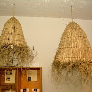 Suspension en Paille Naturelle  – Echevelée