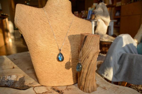 Labradorite - Pendentif monture en argent – Image 2