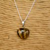 Oeil de Tigre - Pendentif Petit Coeur – Image 2