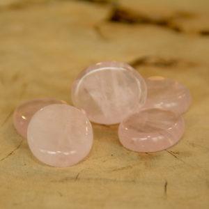 Quartz Rose - Pierre Plate