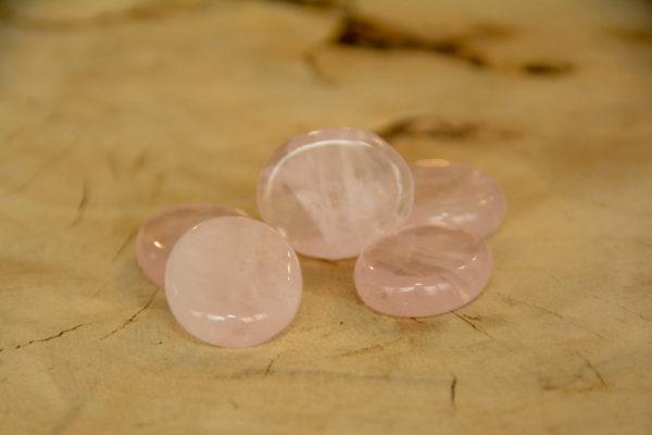 Quartz Rose - Pierre Plate
