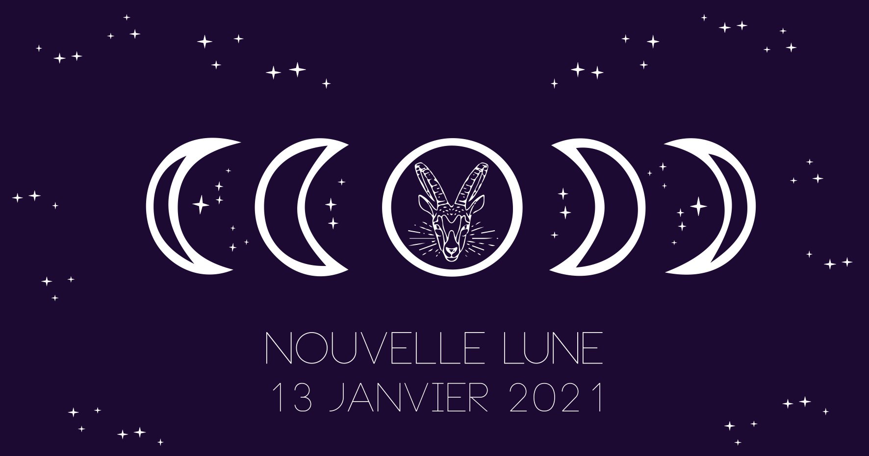 Nouvelle Lune du 13 Janvier 2021 en Capricorne...