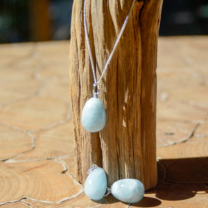 Aigue Marine - Pendentif Roulé