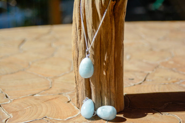 Aigue Marine - Pendentif Roulé