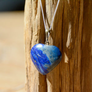 Lapis Lazuli - Pendentif coeur