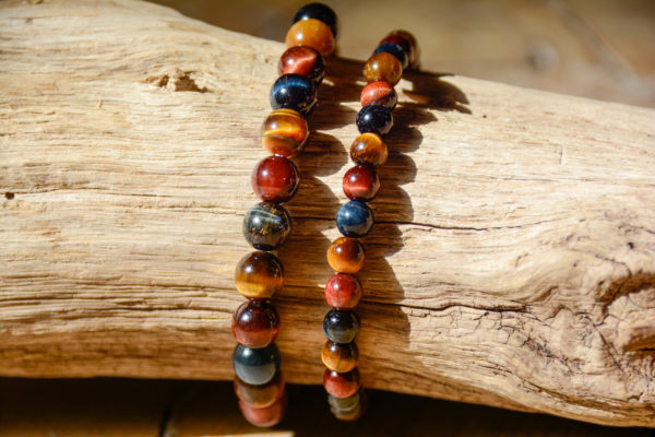 Oeil de tigre, Oeil de faucon & Oeil de taureau - Bracelet