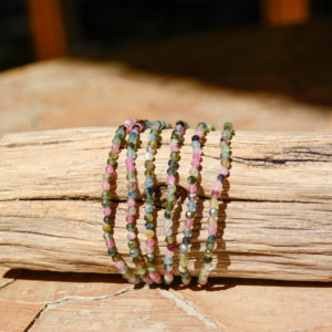 Tourmaline Multicolore - Bracelet Faceté