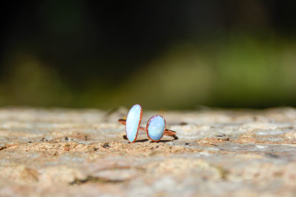 Opale & Cuivre - Bague Double