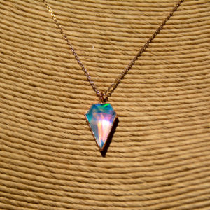 Aqua Aura & Cuivre - Collier