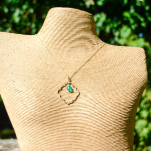 Onyx Vert - Collier Wendy