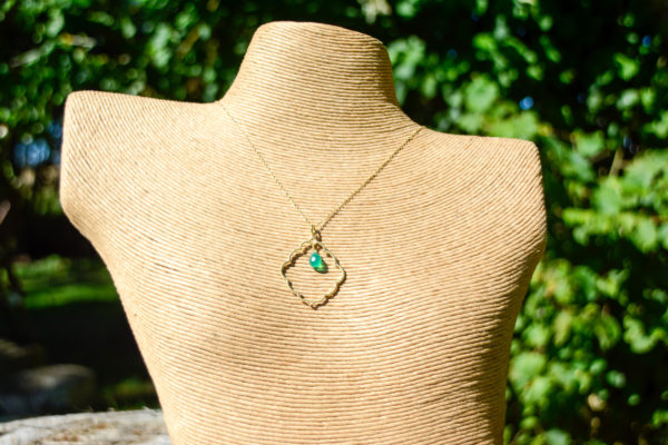 Onyx Vert - Collier Wendy