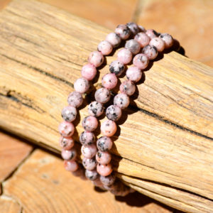 Rhodonite - Bracelet Faceté