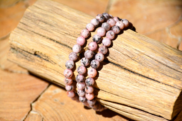 Rhodonite - Bracelet Faceté