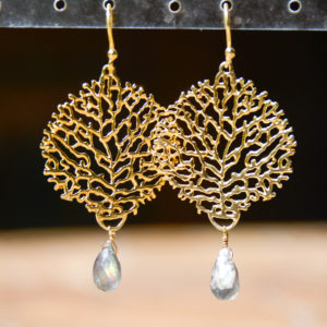 Labradorite - Boucles D'Oreilles Odis