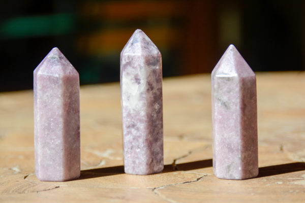 Lépidolite - Pointe