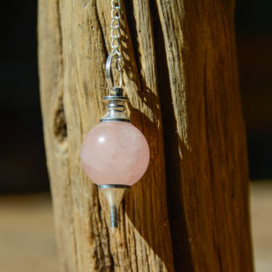 Quartz Rose - Pendule Rond