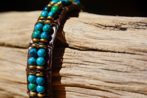 Chrysocolle - Bracelet en cuir – Image 2