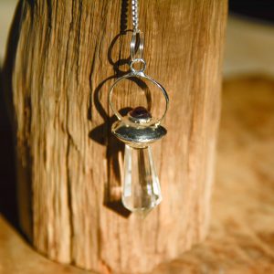 Cristal de Roche - Pendule Pointe