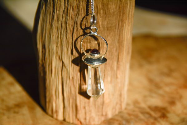 Cristal de Roche - Pendule Pointe