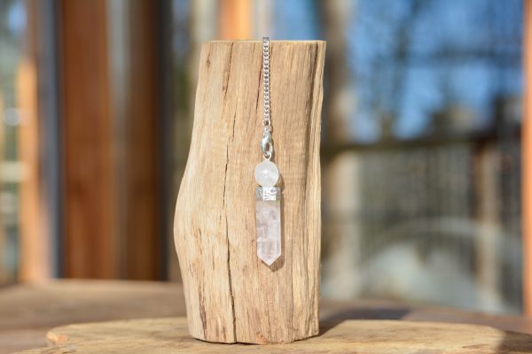 Quartz Rose - Pendule Petite Pointe