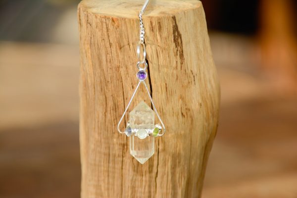 Cristal de Roche - Pendule Chakras