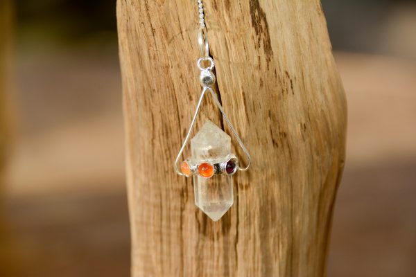 Cristal de Roche - Pendule Chakras – Image 2